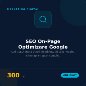 SEO on-page — optimizare pentru Google